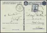Carte postale, franchise militaire italienne, de 1924