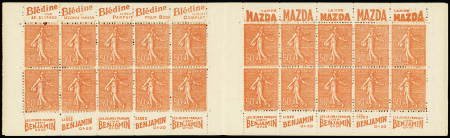 N° 199-C69 50c rouge BLEDINE-MAZDA-BENJAMIN-BENJAMIN,