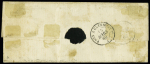 N° 14A obl. losange A CRE sur lettre avec càd ARMEE