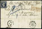 N° 14 sur lettre de Seurre (Côte d'Or) pour Mayence