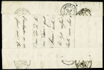 N° 14 sur lettre de Seurre (Côte d'Or) pour Mayence