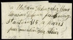 Lettre écrite de Genève 02.01.1871 et postée à St Julien en Genevo