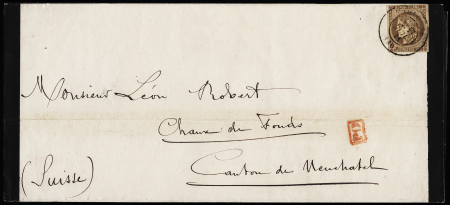 N° 47+32 obl. GC 2254 sur lettre chargée de Mas-Cabardes
