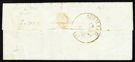 Lettre avec CAD mal orthographié "Bugie poss. D'Ar