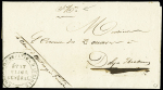 Lettre en franchise d'Alger (7 nov 1836) avec cach