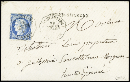 N°60 OBL CAD conv. Station "Constantine cons. Mer.