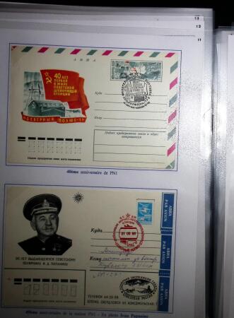 1937-69, RUSSIAN EXPEDITIONS TO THE POLES: Attractive