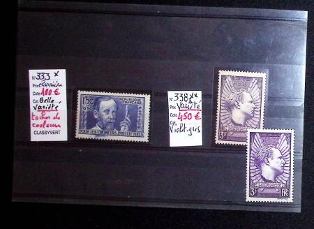 1900-1950 Petit lot de variétés