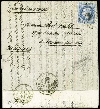 Pli confié du Washington. N°29 OBL PC du GC 1334 (
