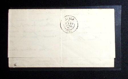 N°37 OBL étoile 2 + CAD "Paris R. St Lazare" (7 fe