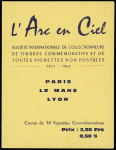 Carnet de 10 vignettes de l'Arc en Ciel 1913 - 196