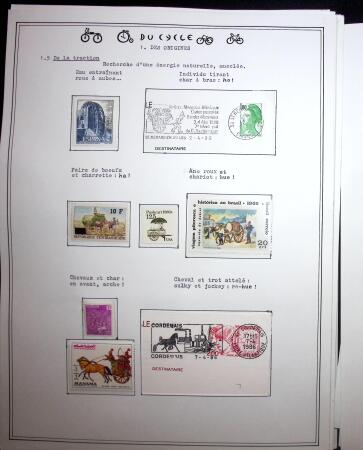 1862-1995, Exhibition collection on CYCLING with a