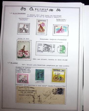 1862-1995, Exhibition collection on CYCLING with a