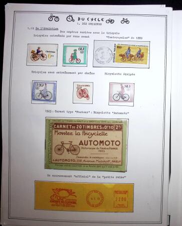 1862-1995, Exhibition collection on CYCLING with a