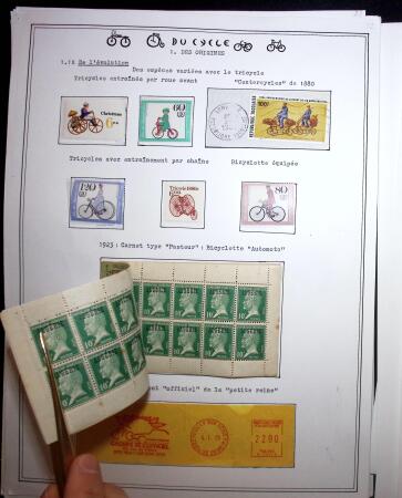 1862-1995, Exhibition collection on CYCLING with a