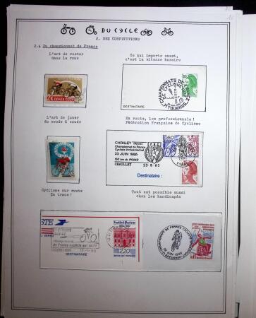 1862-1995, Exhibition collection on CYCLING with a