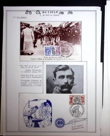 1862-1995, Exhibition collection on CYCLING with a