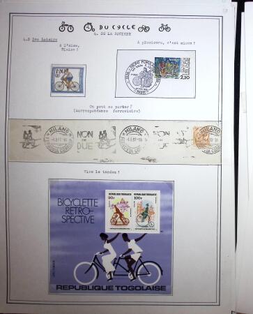 1862-1995, Exhibition collection on CYCLING with a
