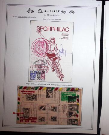 1862-1995, Exhibition collection on CYCLING with a