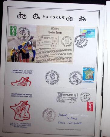 1862-1995, Exhibition collection on CYCLING with a