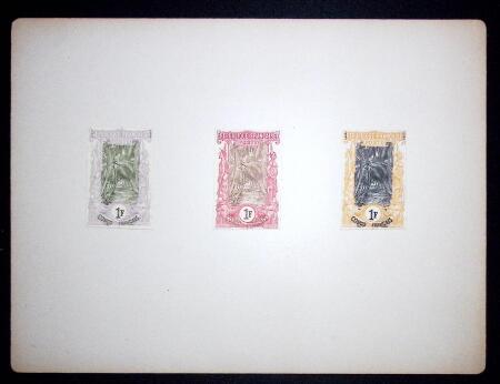 Coffret "TIMBRES-POSTE DU CONGO FRANCAIS EMISSION