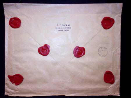 1981-1990, 33 Lettres en valeur déclarée avec SCEAUX