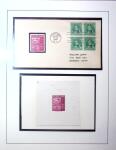 1942-80, Group on six album pages including three Waterlow