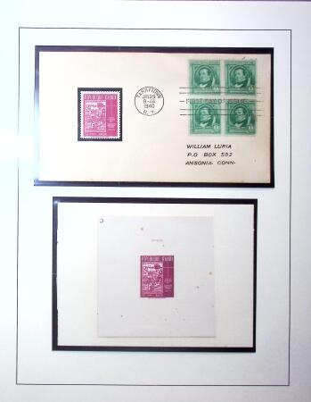 1942-80, Group on six album pages including three Waterlow