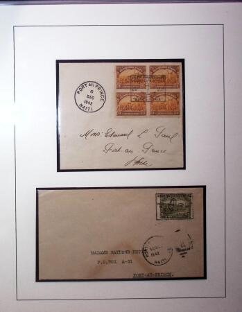 1942-80, Group on six album pages including three Waterlow