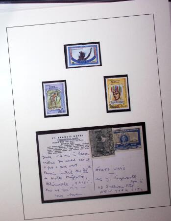 1942-80, Group on six album pages including three Waterlow