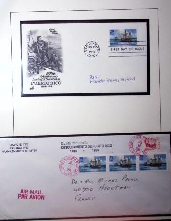 1893 Fourth centenary of the discovery of Puerto Rico