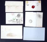 1852-1943, Lot of 14 covers and cards with mostly classics