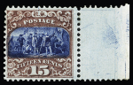 1869 Landing of Columbus 15c brown and blue, type II