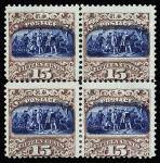 1869 Landing of Columbus 15c brown and blue, type II,