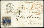 1869 Landing of Columbus 15c brown and blue, type I,