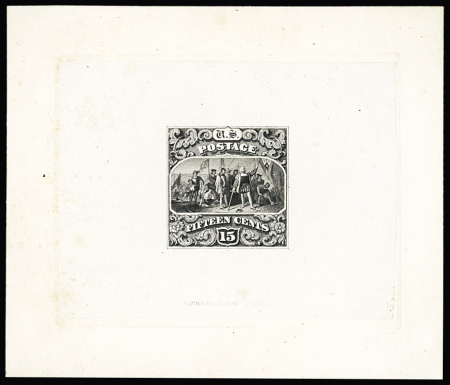 1869 Landing of Columbus 15c brown and blue, type I,