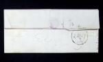 N° 2b 15c vert foncé bol. étoile sur lettre de Paris,
