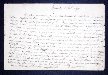 N° 5 obl. FELDPOST-RELAIS N°66 sur carte de correspondance