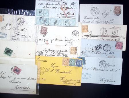 1840-1925, Lot of 39 covers, Italy and Italian States