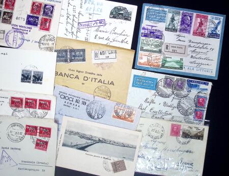 1840-1925, Lot of 39 covers, Italy and Italian States