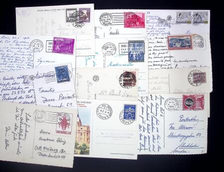 1929-1965, Lot of 145 covers and cards with some good
