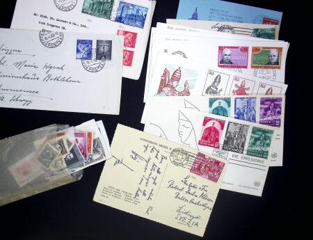 1929-1965, Lot of 145 covers and cards with some good
