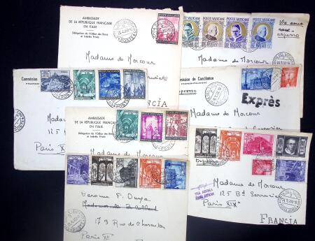 1929-1965, Lot of 145 covers and cards with some good