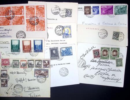 1929-1965, Lot of 145 covers and cards with some good