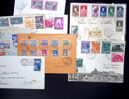 1929-1965, Lot of 145 covers and cards with some good
