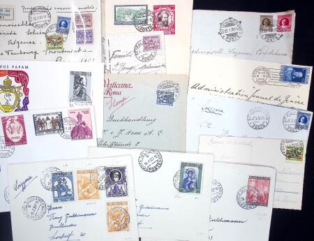 1929-1965, Lot of 145 covers and cards with some good