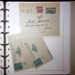 1890-1980, Attractive lot of 150 covers and cards in