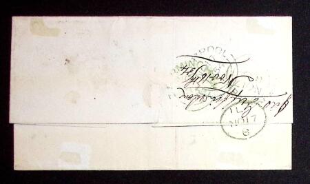 1847-54 Embossed 10d brown, good margins all around,
