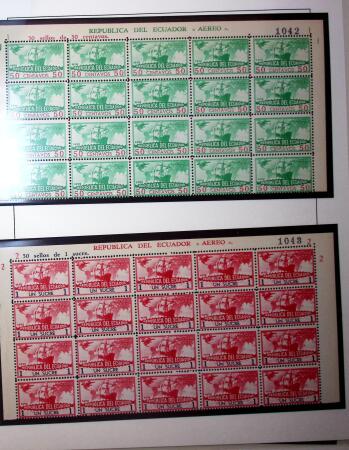 1941 Discovery of Amazonas, selection of 11 proofs