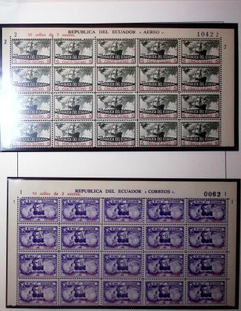 1941 Discovery of Amazonas, selection of 11 proofs